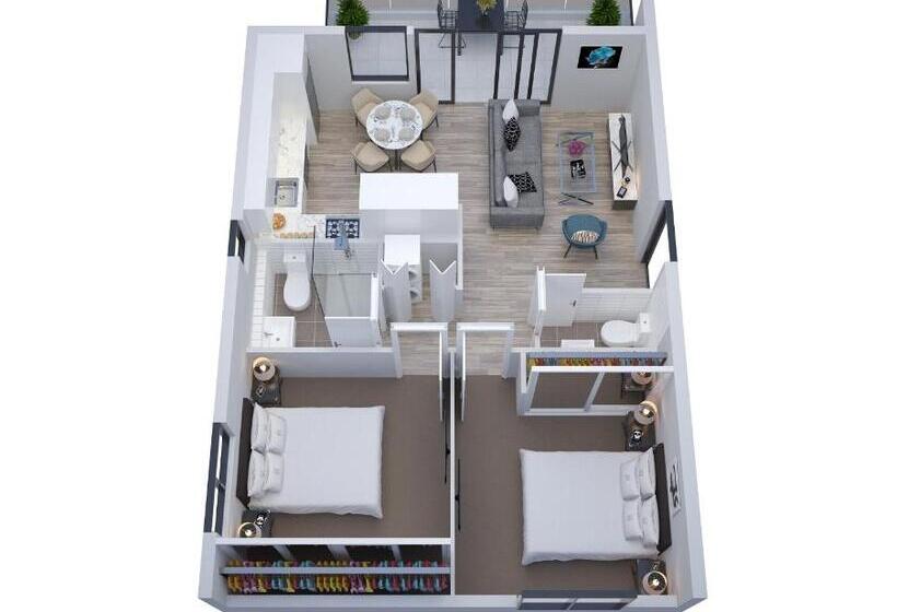 آپارتمان 2 خوابه, Manhattan Apartments   Caulfield North