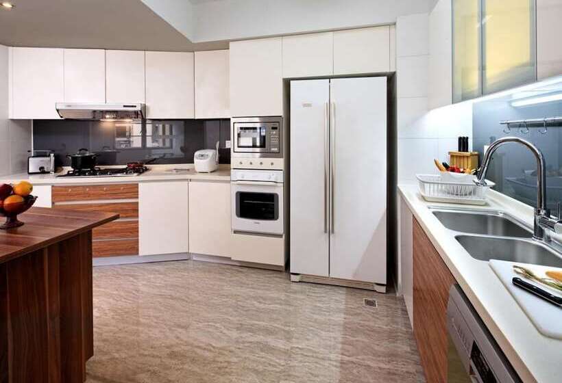 Апартаменты Deluxe 2 Спальни, Oakwood Gold Arch Residence Guangzhou