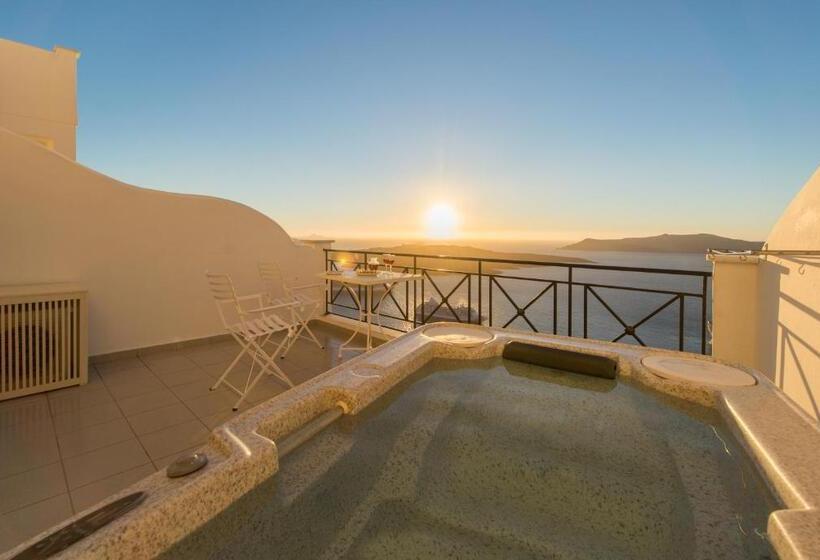 اتاق لوکس با وان آب گرم, Villa Renos