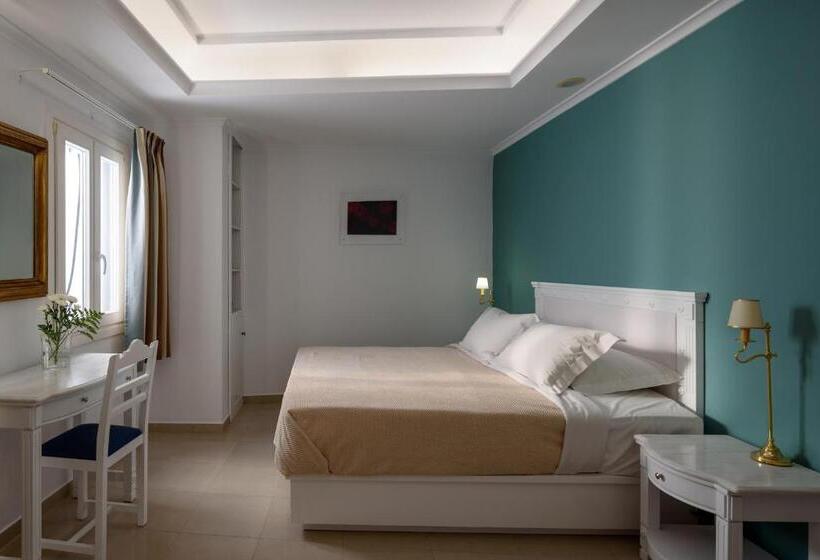 اتاق لوکس با وان آب گرم, Villa Renos