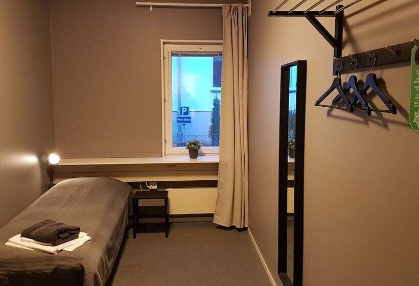 غرفة قياسية فردية حمام مشترك, Vandrarhem Uppsala   Portalgatan