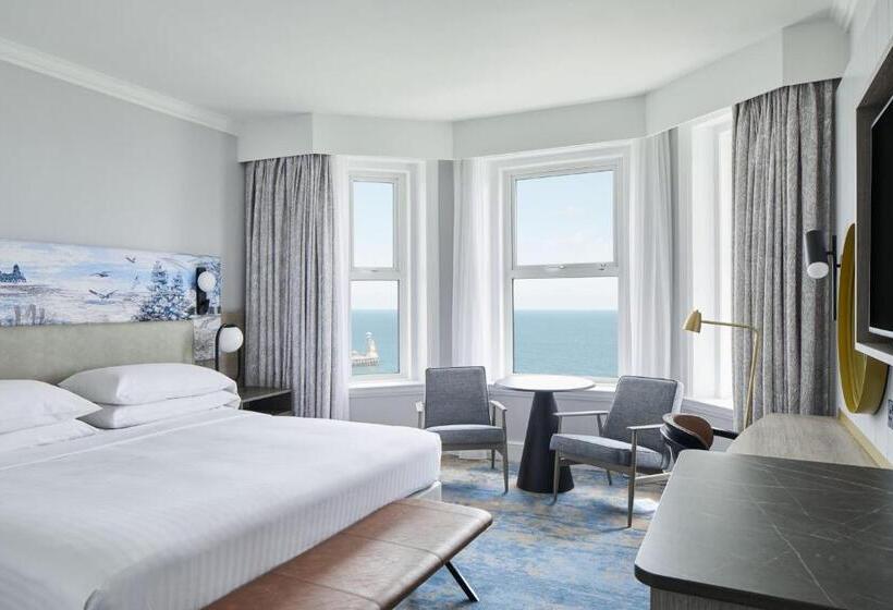 キングサイズベッドのスタンダードルーム, Bournemouth Highcliff Marriott