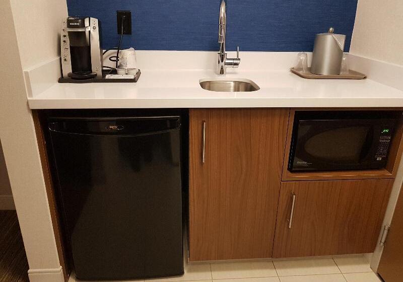 キングサイズベッドのスタンダードルーム, Holiday Inn Express And Suites Surrey, An Ihg