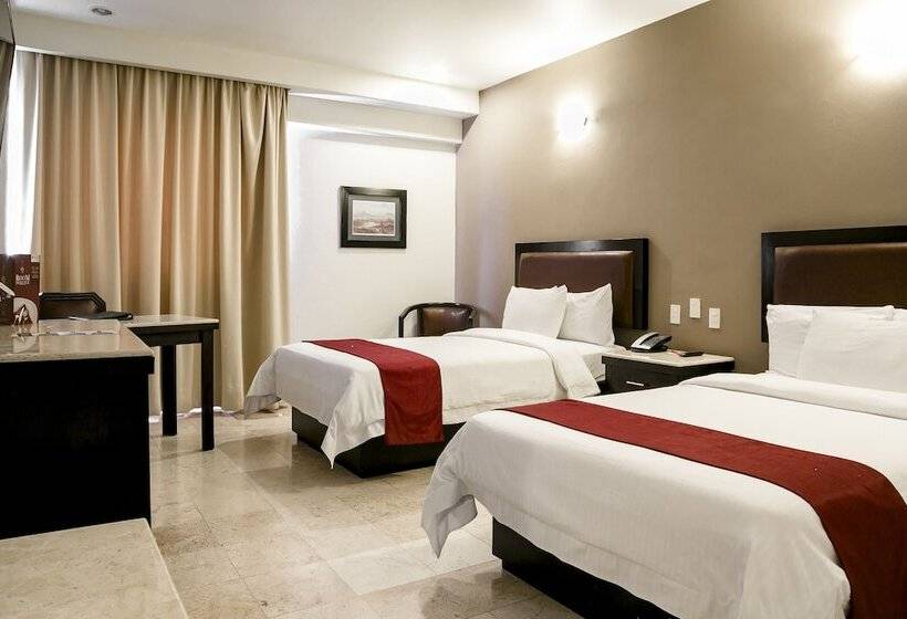 اتاق استاندارد با 2 تخت دوبل, Imperio De Angeles Executive Leon By Real De Minas Business Class