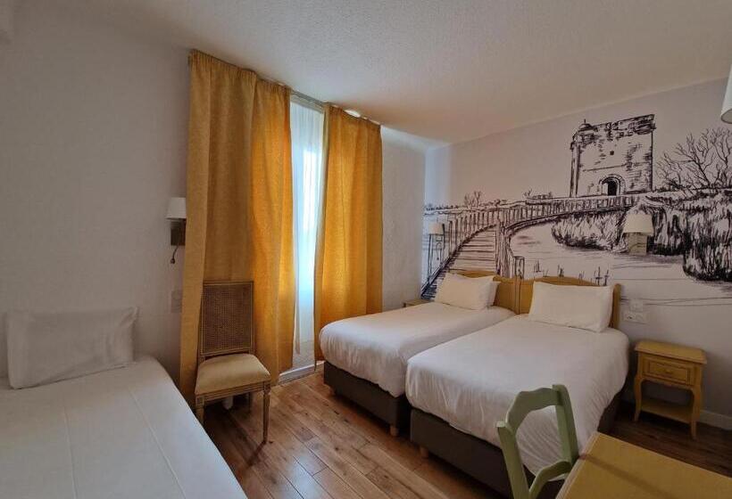 اتاق استاندارد سه نفره, Logis Vignes Blanches Hôtel Cosy Et Restaurant De Terroir