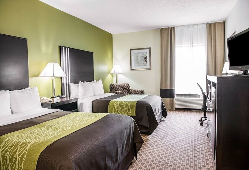 Standaardkamer met 2 Tweepersoonsbedden, Comfort Inn East