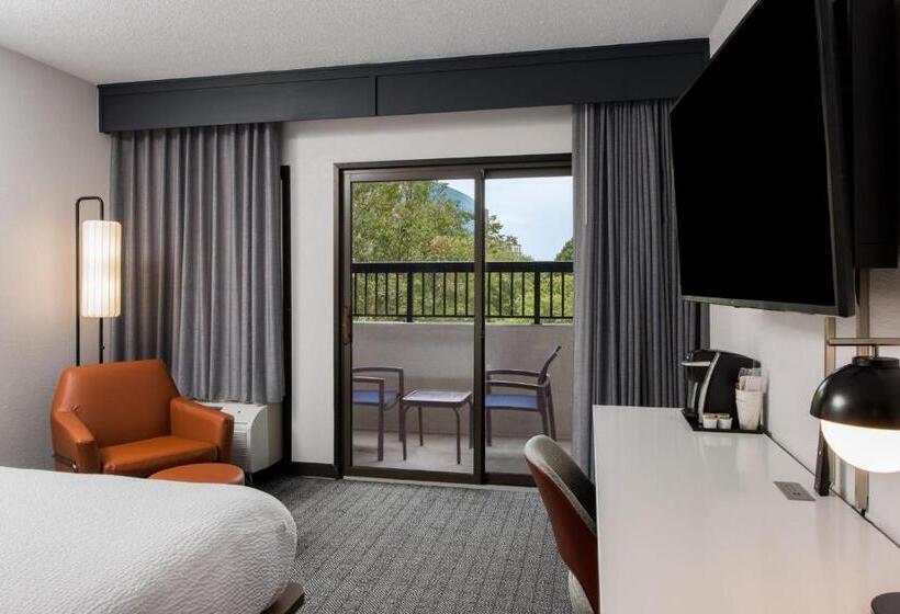 اتاق استاندارد با تخت دو نفره بزرگ, Courtyard By Marriott Charlotte Ballantyne