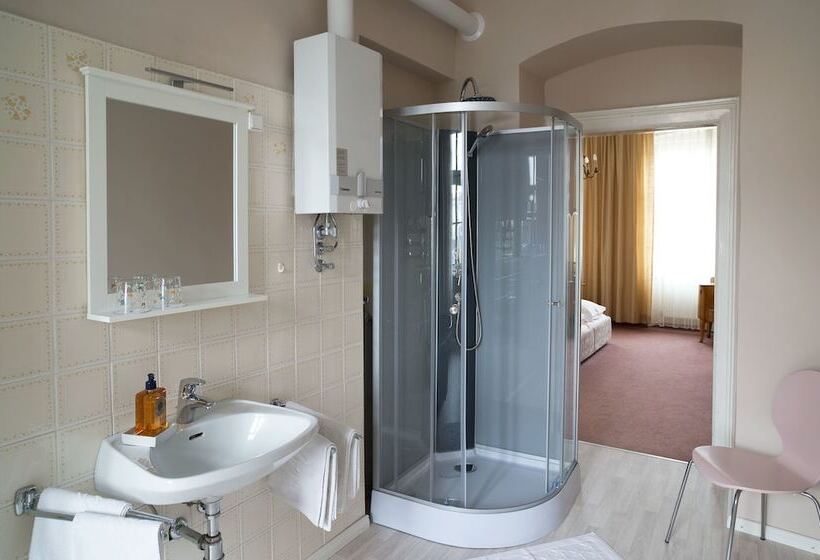 اتاق استاندارد با سرویس بهداشتی مشترک, Fink Low Budget Rooms