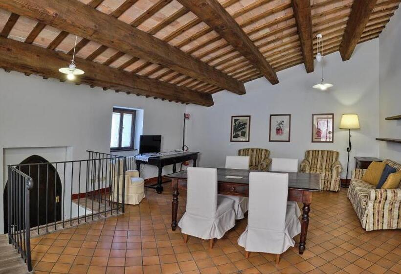 带1个卧室的豪华公寓, Palazzo Viviani Castello Di Montegridolfo