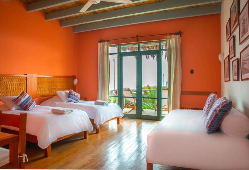 اتاق لوکس با چشم‌انداز دریا, Chicama Boutique Hotel & Spa
