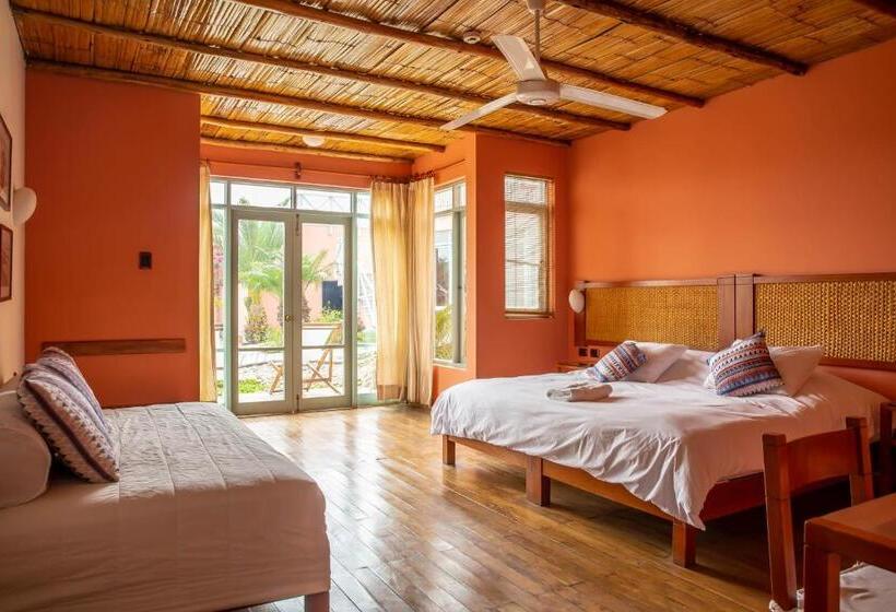 اتاق یک تخته با چشم‌انداز باغ, Chicama Boutique Hotel & Spa