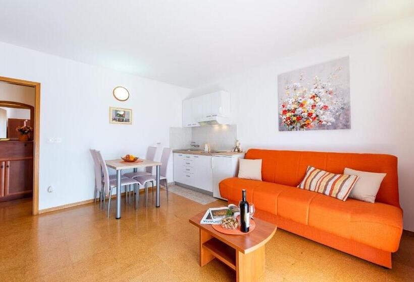 آپارتمان 1 خوابه با بالکن و چشم‌انداز دریا, Cina Apartments