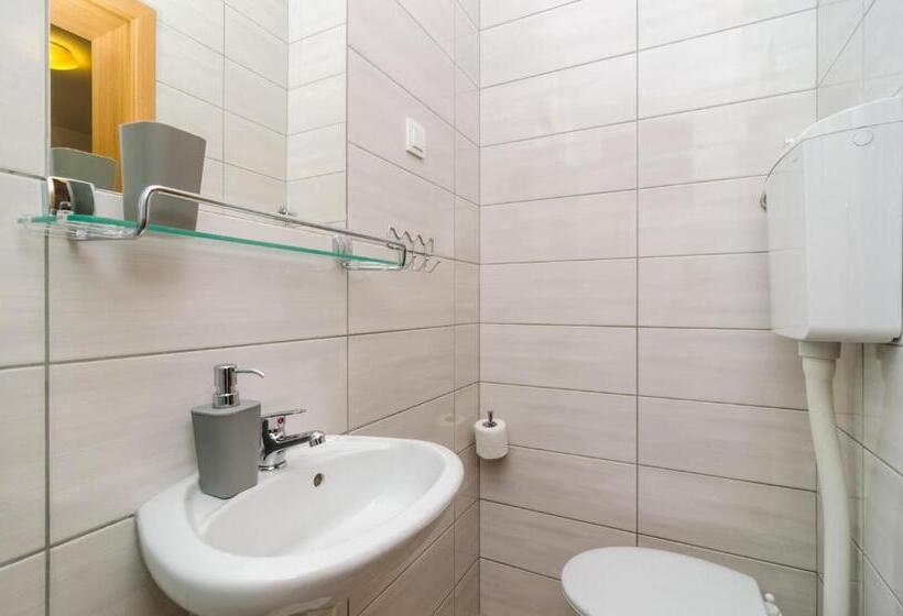 اتاق استاندارد با بالکن و چشم‌انداز دریا, Cina Apartments