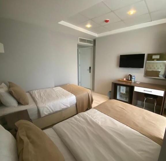 اتاق استاندارد با چشم‌انداز دریا, Alarga Premier Otel