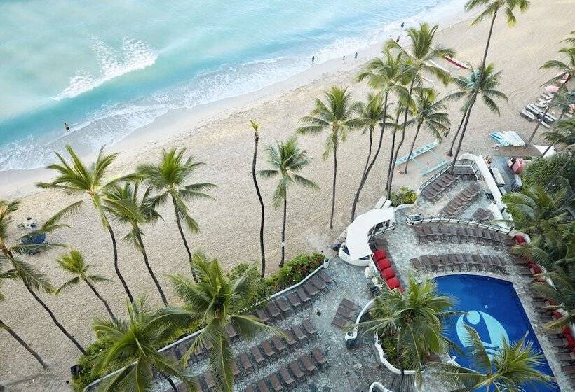 俱乐部套房海洋风景, Outrigger Waikiki Beach Resort