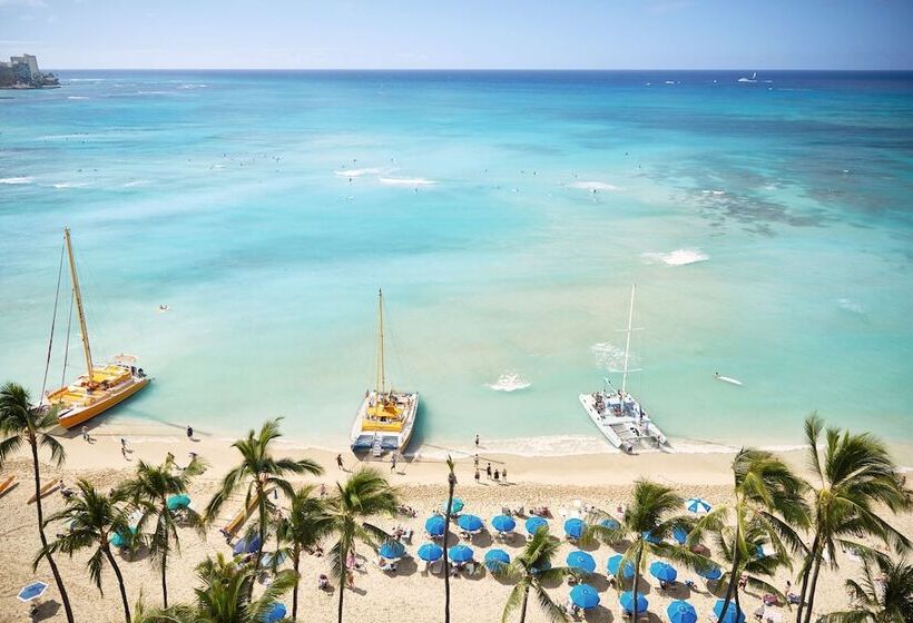 Quarto Clube Vista Mar, Outrigger Waikiki Beach Resort