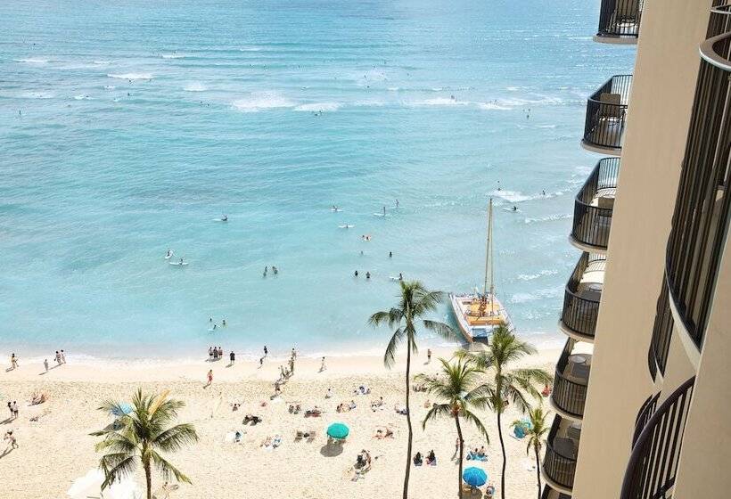 Quarto Clube Vista Mar, Outrigger Waikiki Beach Resort