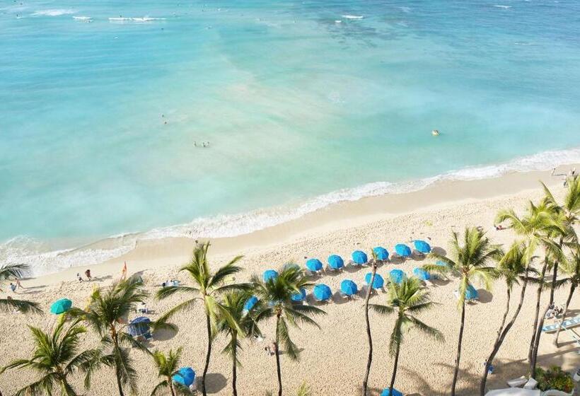 带海景的俱乐部房间, Outrigger Waikiki Beach Resort