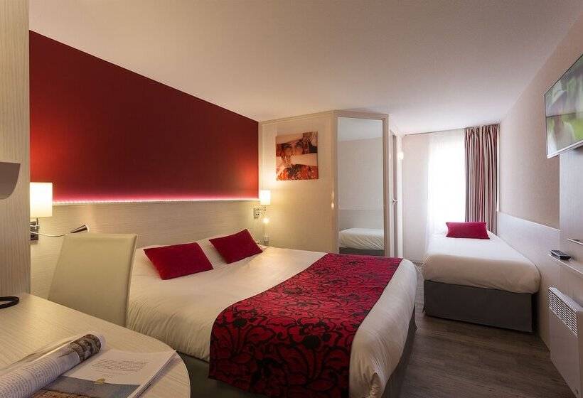 Трехместный Номер Superior, The Originals City, Hôtel Alizéa, Le Mans Nord