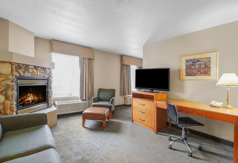 キングサイズベッドのデラックスルーム, Days Inn By Wyndham Red Deer