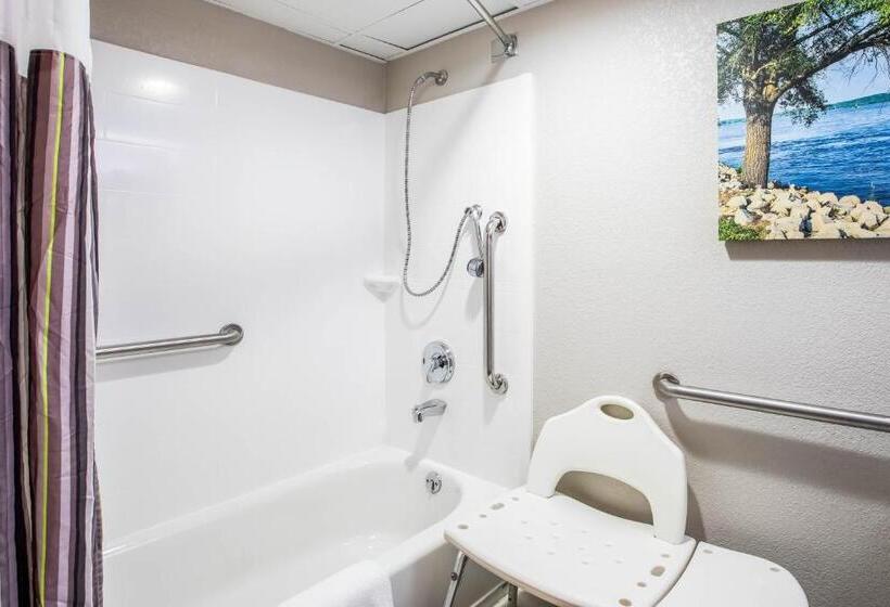 اتاق استاندارد با تخت بزرگ برای معلولان, La Quinta Inn By Wyndham Davenport & Conference Center