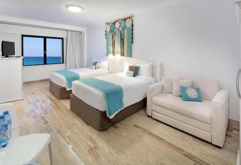Deniz Manzaralı Dört Kişilik Standart Oda, Cyan Cancun Resort & Spa