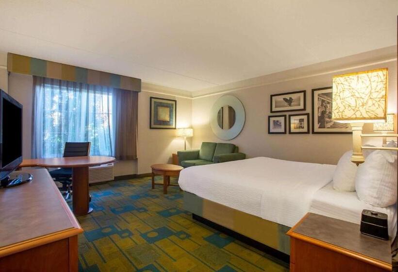 اتاق اجرایی با تخت بزرگ, La Quinta By Wyndham Charlotte Airport South