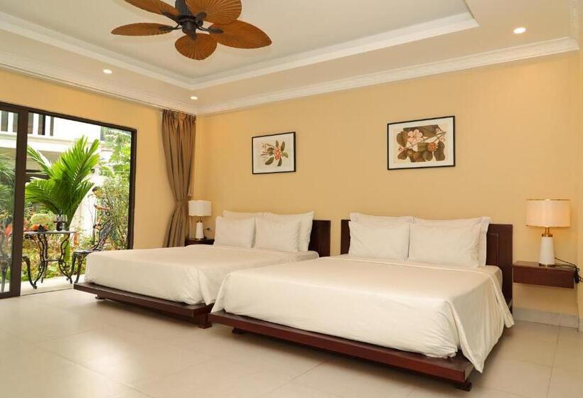 اتاق استاندارد سه تخته با چشم‌انداز باغ, Lalita Tam Coc Resort & Spa