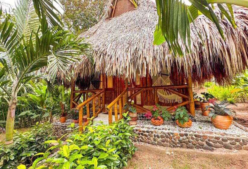 디럭스 방갈로, Ecohabs Bamboo Parque Tayrona   Dentro Del Pnn Tayrona