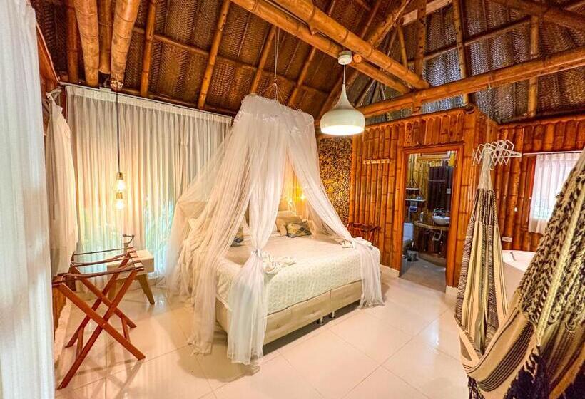 디럭스 방갈로, Ecohabs Bamboo Parque Tayrona   Dentro Del Pnn Tayrona