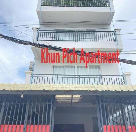 آپارتمان 1 خوابه با بالکن, Khun Pich Apartments