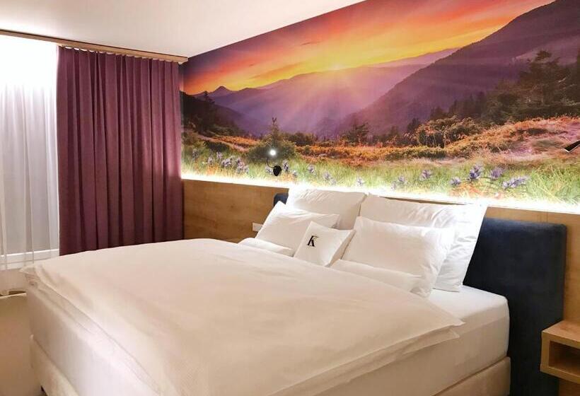 带阳台的豪华间, Wellness Penzion Lázně Kvilda