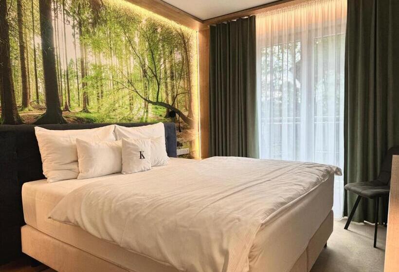 标准间带阳台, Wellness Penzion Lázně Kvilda