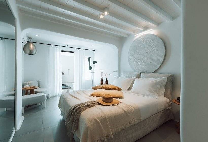 Pokój Deluxe z Hydromasażem, Mykonos Ammos Hotel   Small Luxury Hotels Of The World