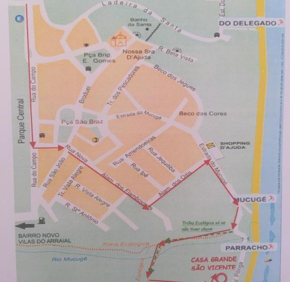 Трехместный Superior Вид на Море, Casa Grande São Vicente