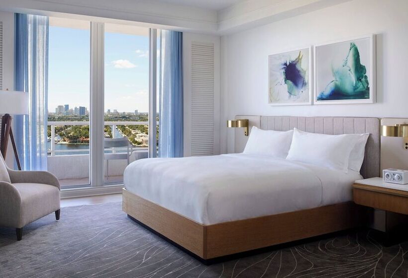 景色の見えるダブルベッドスタンダードルーム, The Ritzcarlton, Fort Lauderdale