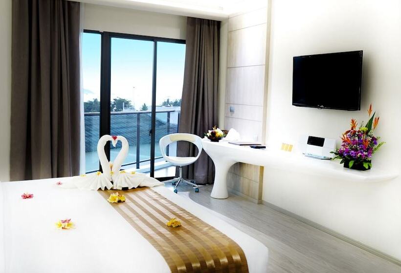 프리미엄 룸, Pattaya Discovery Beach Hotel   Sha Extra Plus