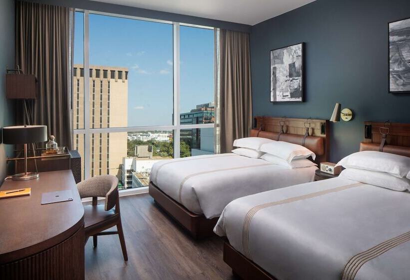 חדר סטנדרט שתי מיטות זוגיות, Thompson San Antonio   Riverwalk, By Hyatt