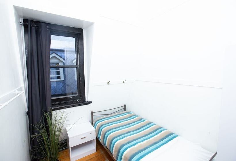 스탠다드 싱글 룸 공동욕실, All Nations Brisbane   Hostel
