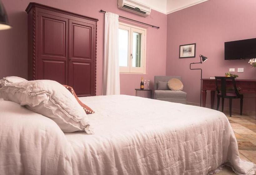디럭스 룸 바다 전망, Agriturismo Baglio Donnafranca Wine Resort