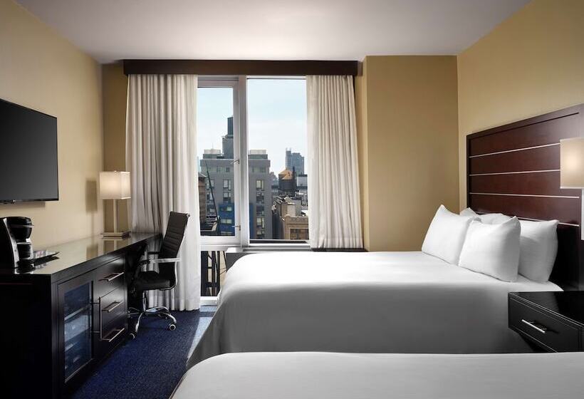 اتاق استاندارد با 2 تخت دوبل, Hilton New York Fashion District