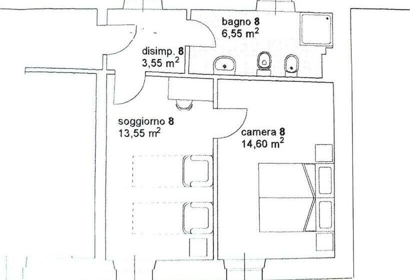 家庭套房, Agriturismo Borgo Floreani