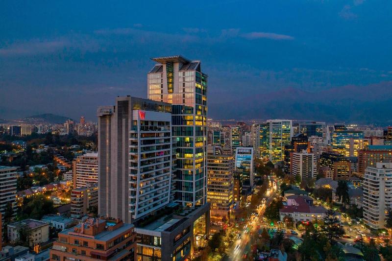 带城市景观的标准间, W Santiago