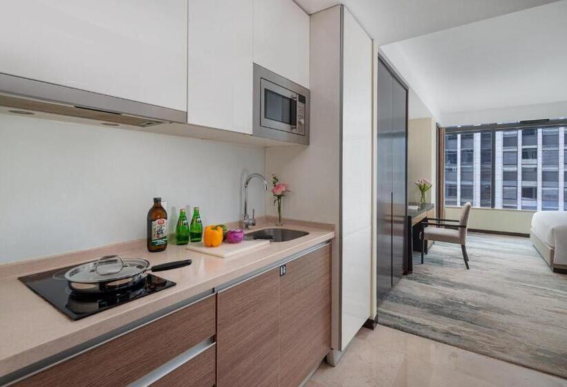 Студия Deluxe, Oakwood Residence Hangzhou   Close To Westlake And Yellow Dragon Stadium