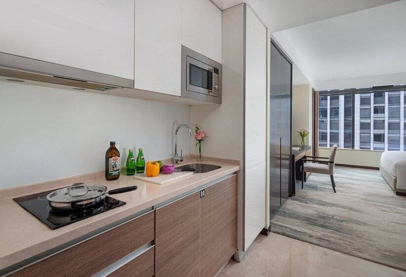 Студио Executive, Oakwood Residence Hangzhou   Close To Westlake And Yellow Dragon Stadium
