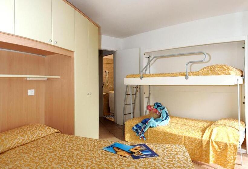 آپارتمان 1 خوابه با چشم‌انداز جانبی دریا, Residence Corallo