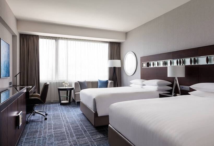 اتاق استاندارد با 2 تخت دوبل, Hong Kong Skycity Marriott