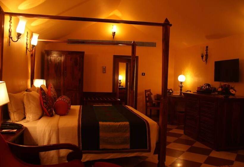 带花园景观和一个卧室的别墅, Jüsta Rajputana Resort & Convention Centre, Udaipur