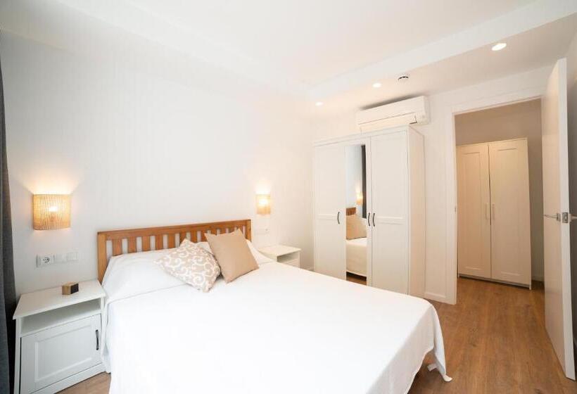 带1个卧室带花园景观的公寓, Apartaments Voralmar