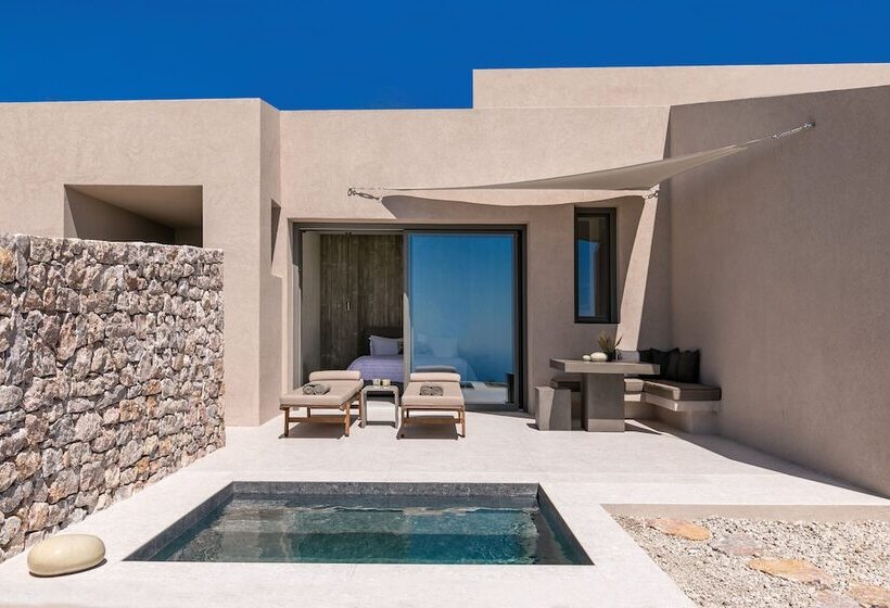 ویلای 1 خوابه با چشمانداز دریا, Santorini Sky, Luxury Resort